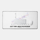 Just 考え Linear Regression Statisticsアドバイス デスクマット (キーボード&マウス)