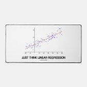 Just 考え Linear Regression Statisticsアドバイス デスクマット (正面)