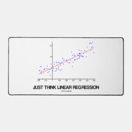 Just 考え Linear Regression Statisticsアドバイス デスクマット
