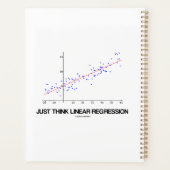 Just 考え Linear Regression Statisticsグラフ プランナー手帳 (裏面)