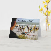 JUST 考え OF YOU -軍隊 カード (黄色い花)