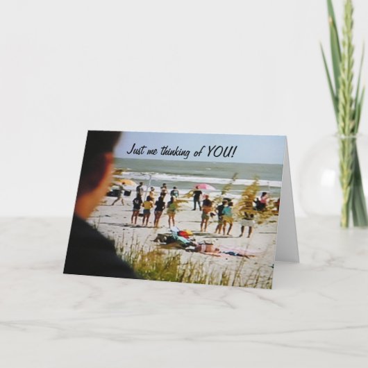 JUST 考え OF YOU -軍隊 カード (正面)