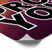 Just 誇りを持った Be of Yourself - Black Male Model ポスター (角)