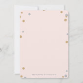 Just 賛美 Birth Announcement -ピンク 案内状 (裏面)