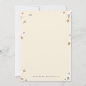 Just 賛美 Photo Birth Announcement Cream サンキューカード (裏面)