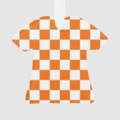 Just 走 Checkerboard走のレースカラフルおもしろい オーナメント (裏面)