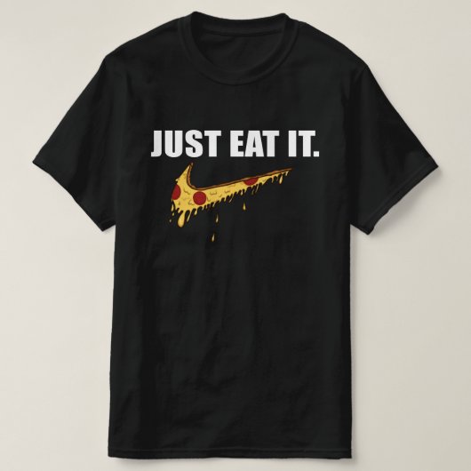 Just 食べ It – ピザTシ食べャツのTシャツ Tシャツ (デザイン正面)