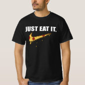 Just 食べ It – ピザTシ食べャツのTシャツ Tシャツ (正面)