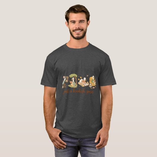 Just A Bookish Goose Reading Squad Collection girl Tシャツ (正面フル)