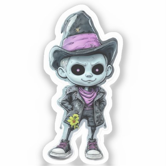 Just a Boy and His Imagination Sticker シール (正面)