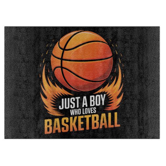 Just A Boy Who Loves Basketball カッティングボード (正面)