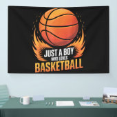 Just A Boy Who Loves Basketball 横断幕 (トレードショー)