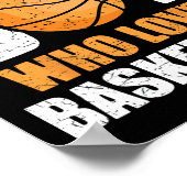 Just A Boy Who Loves Bysketbyll  ポスター (角)