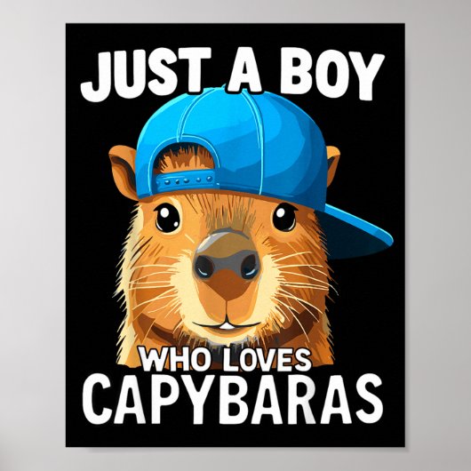 Just A Boy Who Loves Capybaras  ポスター (正面)