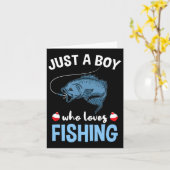 Just A Boy Who Loves Fishing カード (黄色い花)