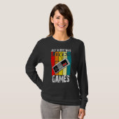 Just A Boy Who Loves Gaming  Video Game Player 1 Tシャツ (正面フル)