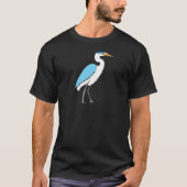 Just a Boy Who Loves Great Blue Heron Birds Tシャツ (正面)
