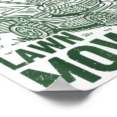 Just A Boy Who Loves Lawn Mowers Lawn Garden ポスター (角)