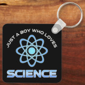 Just A Boy Who Loves Science キーホルダー (裏面)