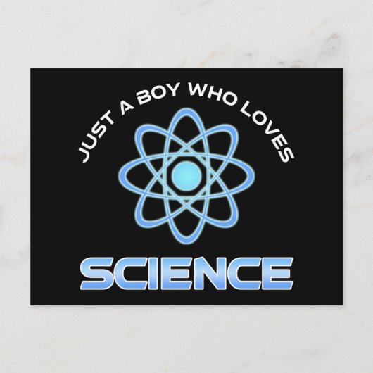 Just A Boy Who Loves Science ポストカード (正面)