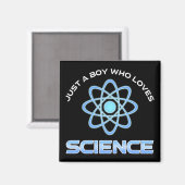 Just A Boy Who Loves Science マグネット (正面/裏面)