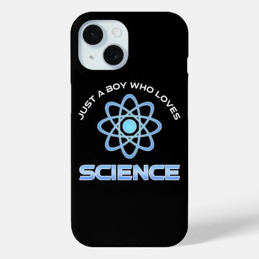 Just A Boy Who Loves Science Case-Mate iPhoneケース (裏面)