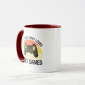 Just A Boy Who Loves Video Games マグカップ (正面左)