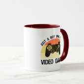 Just A Boy Who Loves Video Games マグカップ (正面右)