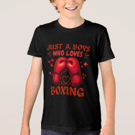 just a boys who loves boxing トライブレンドTシャツ
