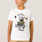 Just a Bunch of Hocus Pocus Witch Cat Graphic Tシャツ (正面)