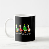 Just A Christmas Goose Funny Christmas Xmas Pajama コーヒーマグカップ (左)