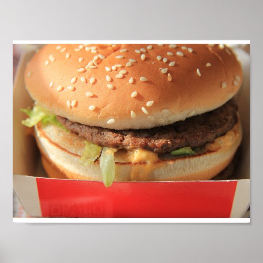 Just a classic hamburger ポスター (正面)