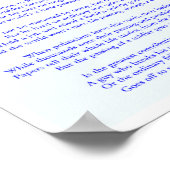 Just A Common Soldier 16" x 11" ポスター (角)