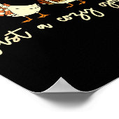 Just A Cozy Goose Funny Meme Thanksgiving Autumn F ポスター (角)