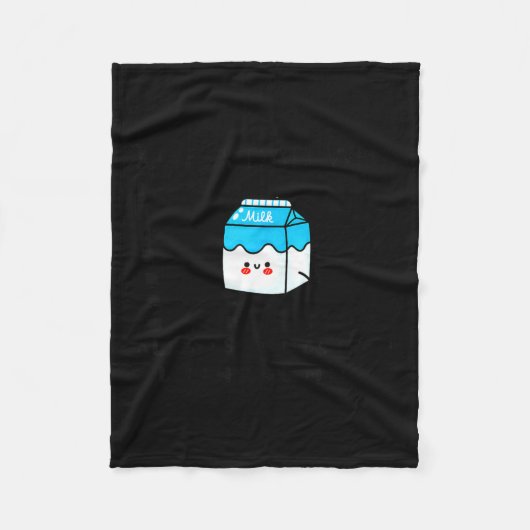 Just A Dad Who Always Comes Back With The Milk Fat フリースブランケット (正面)
