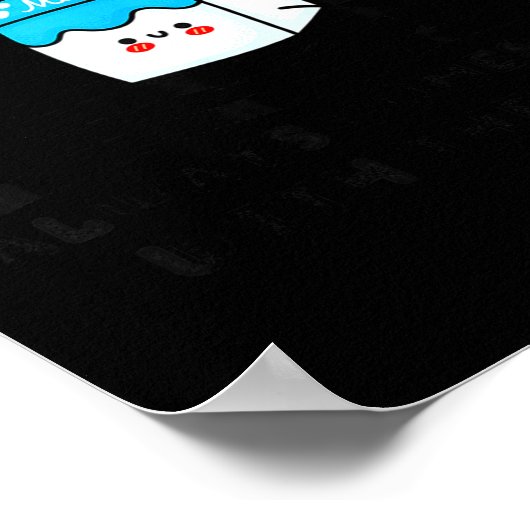 Just A Dad Who Always Comes Back With The Milk Fat ポスター (角)