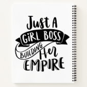 Just a Girlボス建物Her Empire notebook ノートブック (裏面)