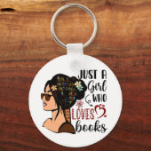 JUST A GIRL，ブックラバーフローラブッ読クス キーホルダー (裏面)