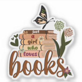 JUST A GIRL，ブックラバーフローラブッ読ク's，ブック シール