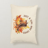 Just A Girl Love A Girl秋- Cozy Autumn Vibes アクセントクッション (裏面(縦))