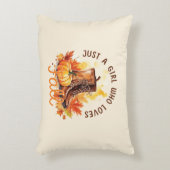 Just A Girl Love A Girl秋- Cozy Autumn Vibes アクセントクッション (正面(垂直))