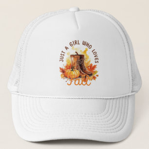 Just A Girl Love A Girl秋- Cozy Autumn Vibes キャップ