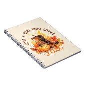 Just A Girl Love A Girl秋- Cozy Autumn Vibes ノートブック (右側)