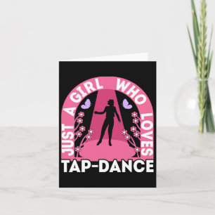 Just a Girl Lovesタップダンス衣装踊りタップ カード