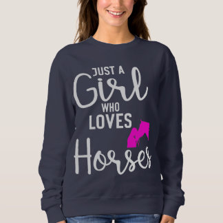 Just a Girl Loves Hormes Sweatshirt スウェットシャツ