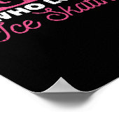 Just a Girl Loves Iceスケートで滑る姿スケートで滑る ポスター (角)