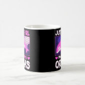 Just A Girl Loves Orcas - Cute & Orca Love コーヒーマグカップ (中央)