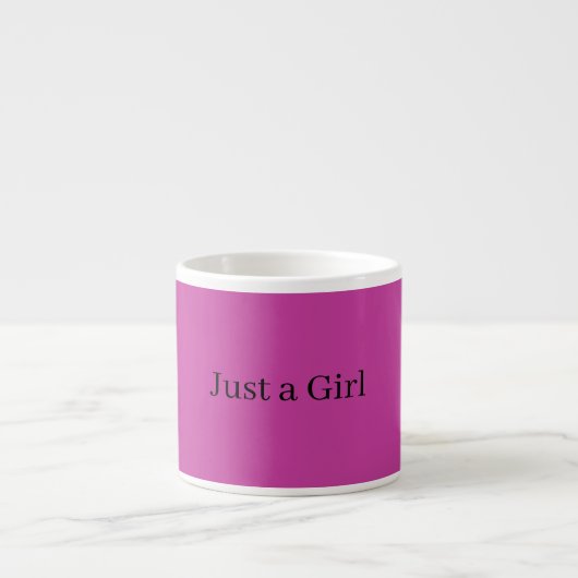Just a girl mug エスプレッソカップ (正面)