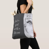 Just a Girl Tote トートバッグ (クローズアップ)