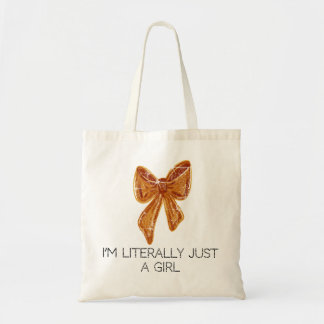 “Just a Girl” Tote Bag トートバッグ